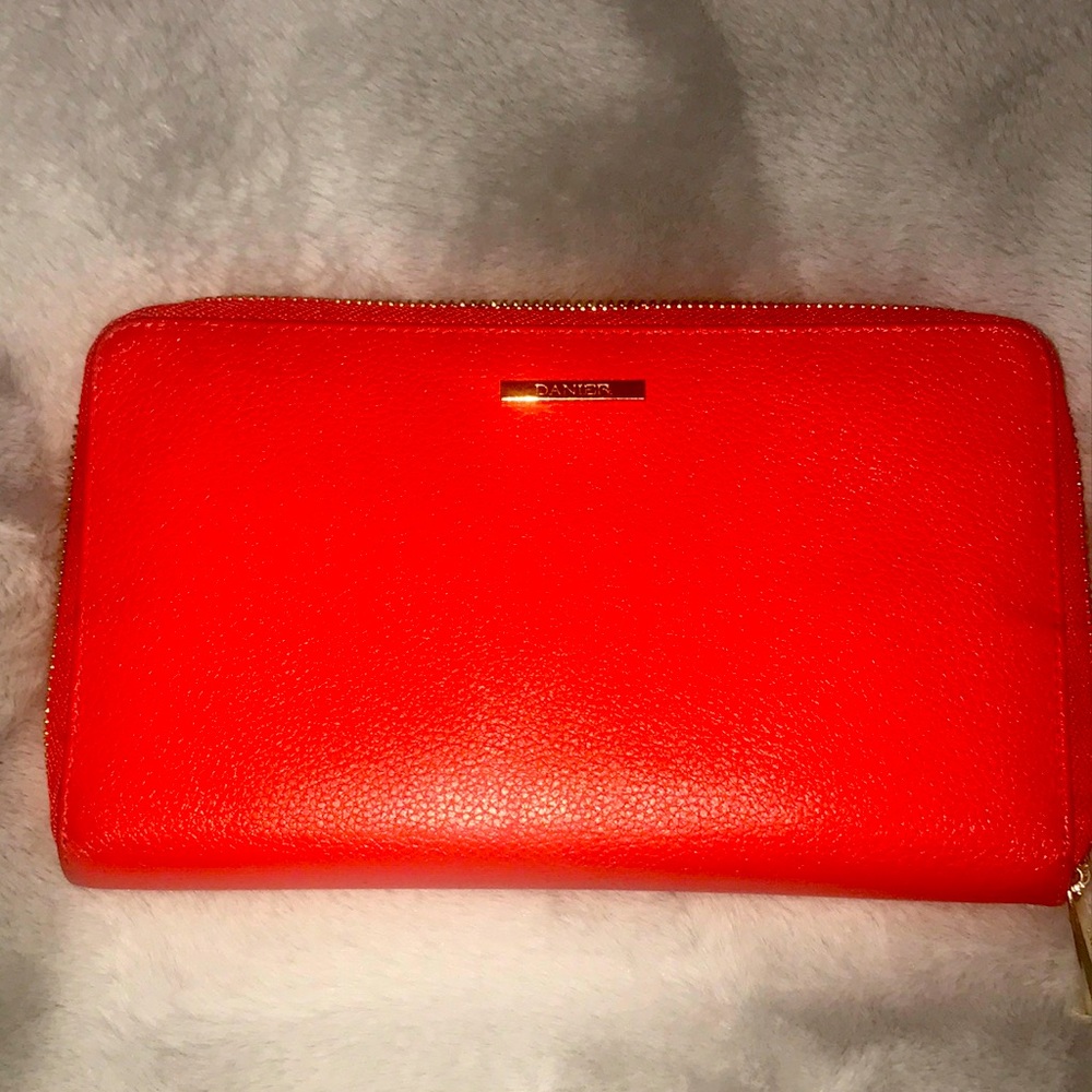 Authentic Daniel Red Leather Wallet